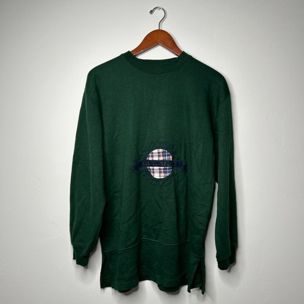Y2K vintage dark green sweatshirt size large